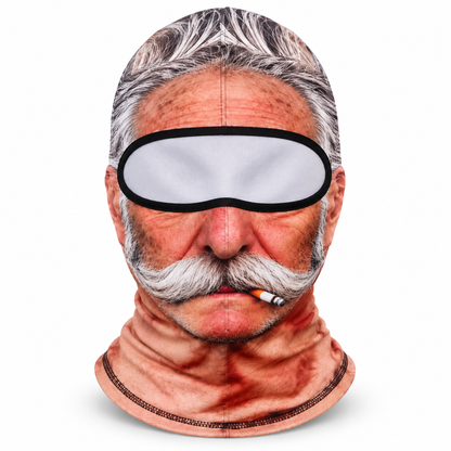 The Grandpa Mask - Funny Old Man Ski Balaclava