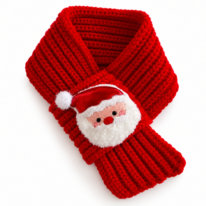 Paws & Claus Cute Christmas Pet Scarf